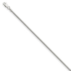 Sterling Silver 2mm Round Snake Chain
