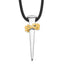 Sentimental Expressions Sterling Silver Gold-plated No Greater Love Nail 16 Inch Necklace