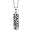 Cylinder Remembrance Ash Holder Necklace in Sterling Silver, 18 Inch - Sophia Jewelers