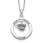 Sentimental Expressions Sterling Silver Rhodium-plated Antiqued Serve One Another 18in Necklace