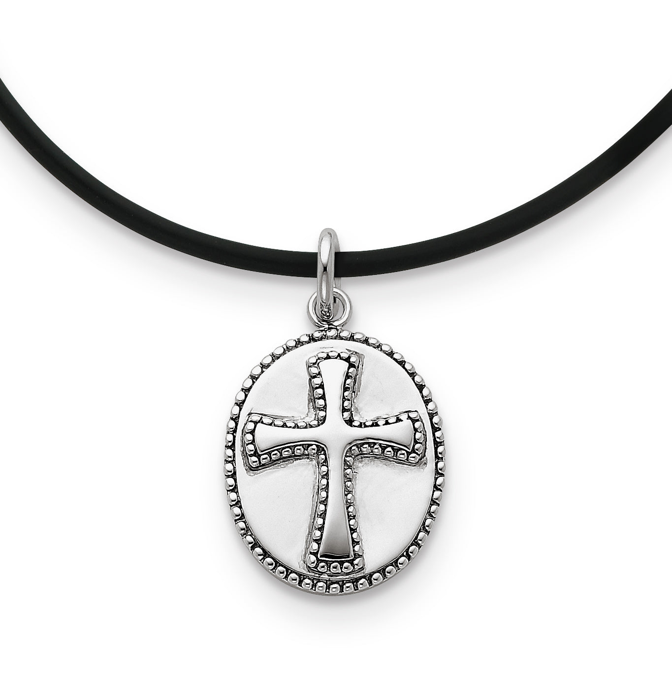 Sterling Silver Antiqued Boldness 18in Necklace