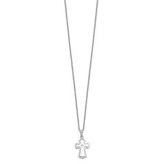 Sophia Jewelers Sterling Silver CZ Child of God Necklace Gift Ready