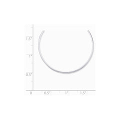 Sterling Silver 3mm Cubetto Necklace