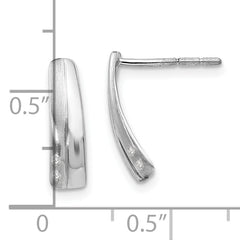 Sophia Jewelers Sterling Silver Diamond Drop Earrings Gift Ready