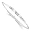 White Ice Sterling Silver Rhodium-plated carat Diamond Bangle