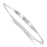 White Ice Sterling Silver Rhodium-plated carat Diamond Bangle
