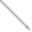 Round Stones Cubic Zirconia Tennis Bracelet in Sterling Silver, 4mm, 7.5 Inch - Sophia Jewelers