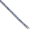 Tanzanite Bracelet in Sterling Silver, 7mm, 7 Inch - Sophia Jewelers