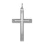 Laser-Cut Cross Pendant in Sterling Silver, 36mm - Sophia Jewelers