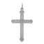 Sterling Silver Rh-plt Laser Designed CroSterling Silver Rh-plt Charm