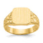 Square Baby Signet Ring in 14K Yellow Gold, Size 3.5 - Sophia Jewelers