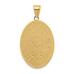 14K Miraculous Medal Pendant