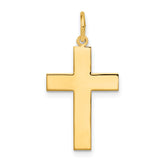 14k Polished Cross Pendant