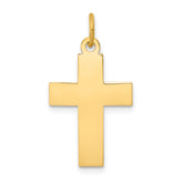 14k Polished Cross Pendant