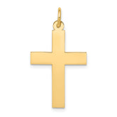14k Polished Cross Pendant