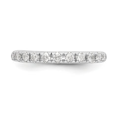 14K White Gold 1/3 carat Diamond Complete Wedding Band