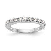 14K White Gold 1/3 carat Diamond Complete Wedding Band