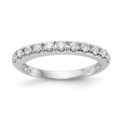 14K White Gold 1/3 carat Diamond Complete Wedding Band