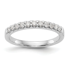 14K White Gold 1/3 carat Diamond Complete Wedding Band