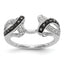White Diamond Wrap Wedding Band in 14K White Gold, 5.5mm (0.2 ct. tw.), Size 7 - Sophia Jewelers