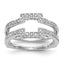 Diamond Guard Wedding Band in 14K White Gold, 5mm (3/8 ct. tw.), Size 7 - Sophia Jewelers