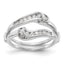 Diamond Guard Wedding Band in 14K White Gold, 2.6mm (0.33 ct. tw.), Size 7 - Sophia Jewelers