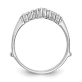 14K White Gold 1/3 carat Diamond Complete Ring Guard