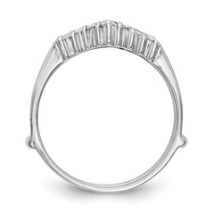 14K White Gold 1/3 carat Diamond Complete Ring Guard