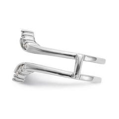 14K White Gold 1/3 carat Diamond Complete Ring Guard