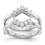 Diamond Guard Wedding Band in 14K White Gold, 6mm (1/3 ct. tw.), Size 7 - Sophia Jewelers