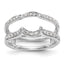 Diamond Guard Wedding Band in 14K White Gold, 5.4mm (1/3 ct. tw.), Size 7 - Sophia Jewelers