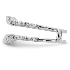 14K White Gold 1/3 carat Diamond Complete Ring Guard