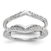 14K White Gold 1/3 carat Diamond Complete Ring Guard