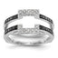 White Diamond Guard Wedding Band in 14K White Gold, 5.1mm (0.43 ct. tw.), Size 7 - Sophia Jewelers