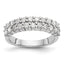 14K White Gold Diamond Band