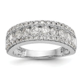 14K White Gold 1.5 carat Complete Diamond Band