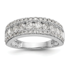 14K White Gold 1.5 carat Complete Diamond Band