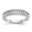 Diamond Wedding Band in 14K White Gold, 4.5mm (1/2 ct. tw.), Size 7 - Sophia Jewelers