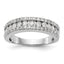14K White Gold 1 carat Complete Diamond Band