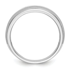 14K White Gold 1/3 carat Diamond Complete Men's Channel Band