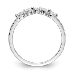 14k White Gold 5-stone Diamond Ring