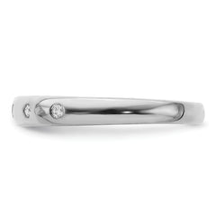14k White Gold 5-stone Diamond Ring