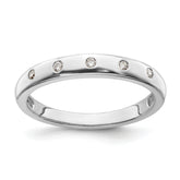 14k White Gold 5-stone Diamond Ring