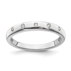 14k White Gold 5-stone Diamond Ring