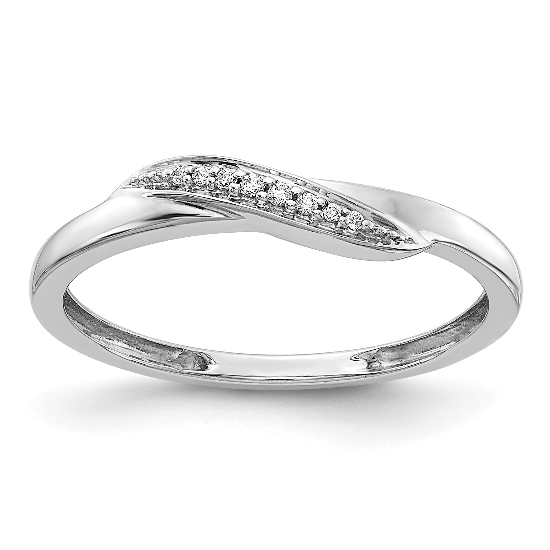 14k White Gold Diamond Ring