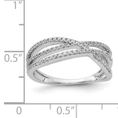 14k White Gold Diamond Ring