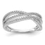 Diamond Ring in 14K White Gold, 1mm (1/4 ct. tw.), Size 7 - Sophia Jewelers