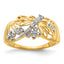 Diamond Dragonfly Ring in 14K Yellow Gold (0.02 ct. tw.), Size 7 - Sophia Jewelers