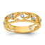 Flower Vine Diamond Ring in 14K Yellow Gold (1/20 ct. tw.), Size 7 - Sophia Jewelers