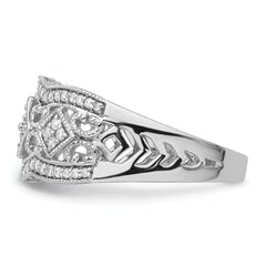 14k White Gold Diamond Vintage Ring